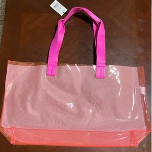 Pink Transparent Dome Tote Handbag - Shade & Shore™ Clear